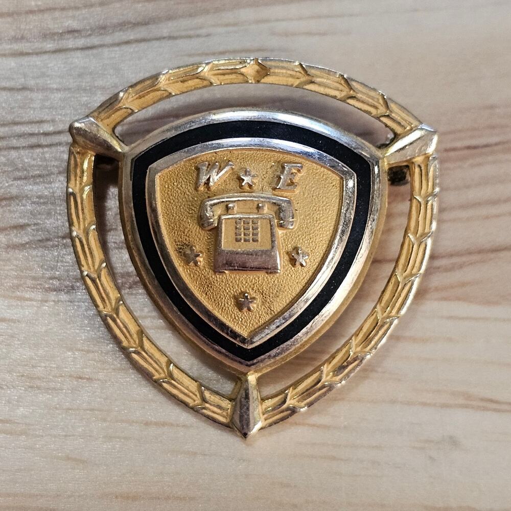 Western Electric 30-Year Service Award Pin 1/10 10k Gold Filled Vintage